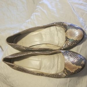 Stella McCartney snake print flats